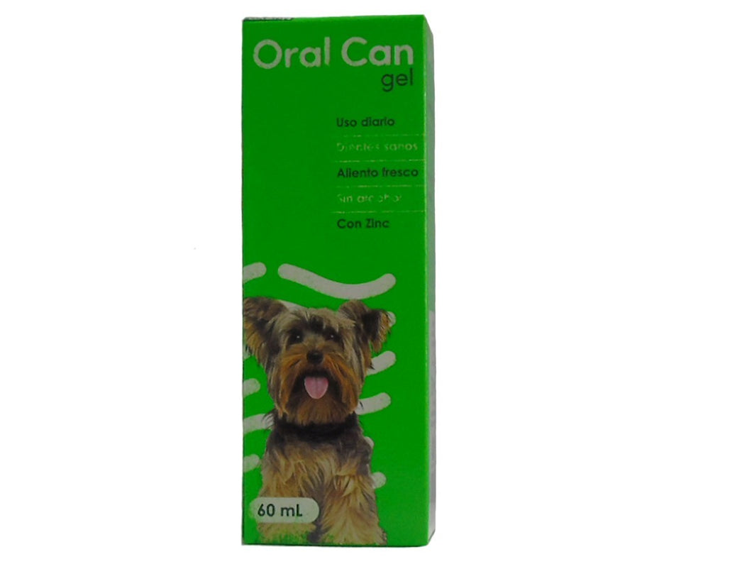Gel dental para perros Oral can Antisarro y placa con x 60 ml