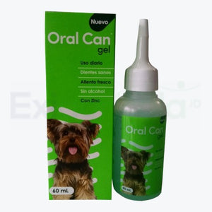 Gel dental para perros Oral can Antisarro y placa con x 60 ml