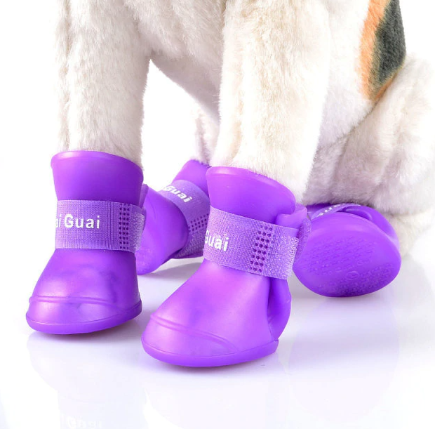 Zapatos de silicona para perros